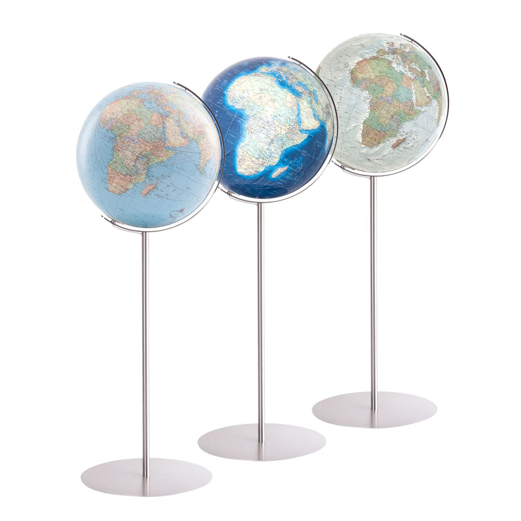 Columbus Standglobus D 51 cm, Leuchtglobus, Acrylglas, Edelstahl, OID-fähig