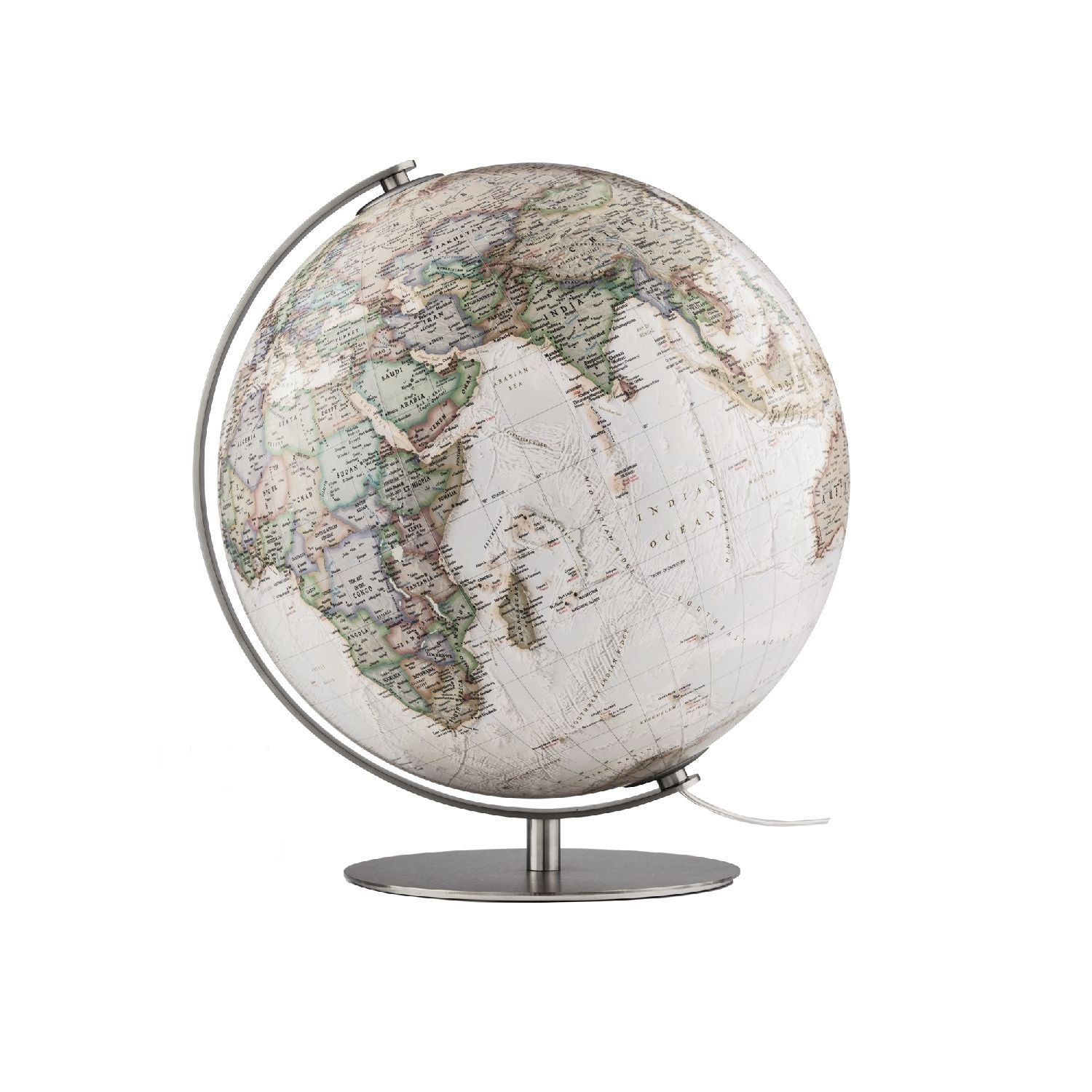 National Geographic Leuchtglobus Fusion 3703 37 cm, Kartenbild