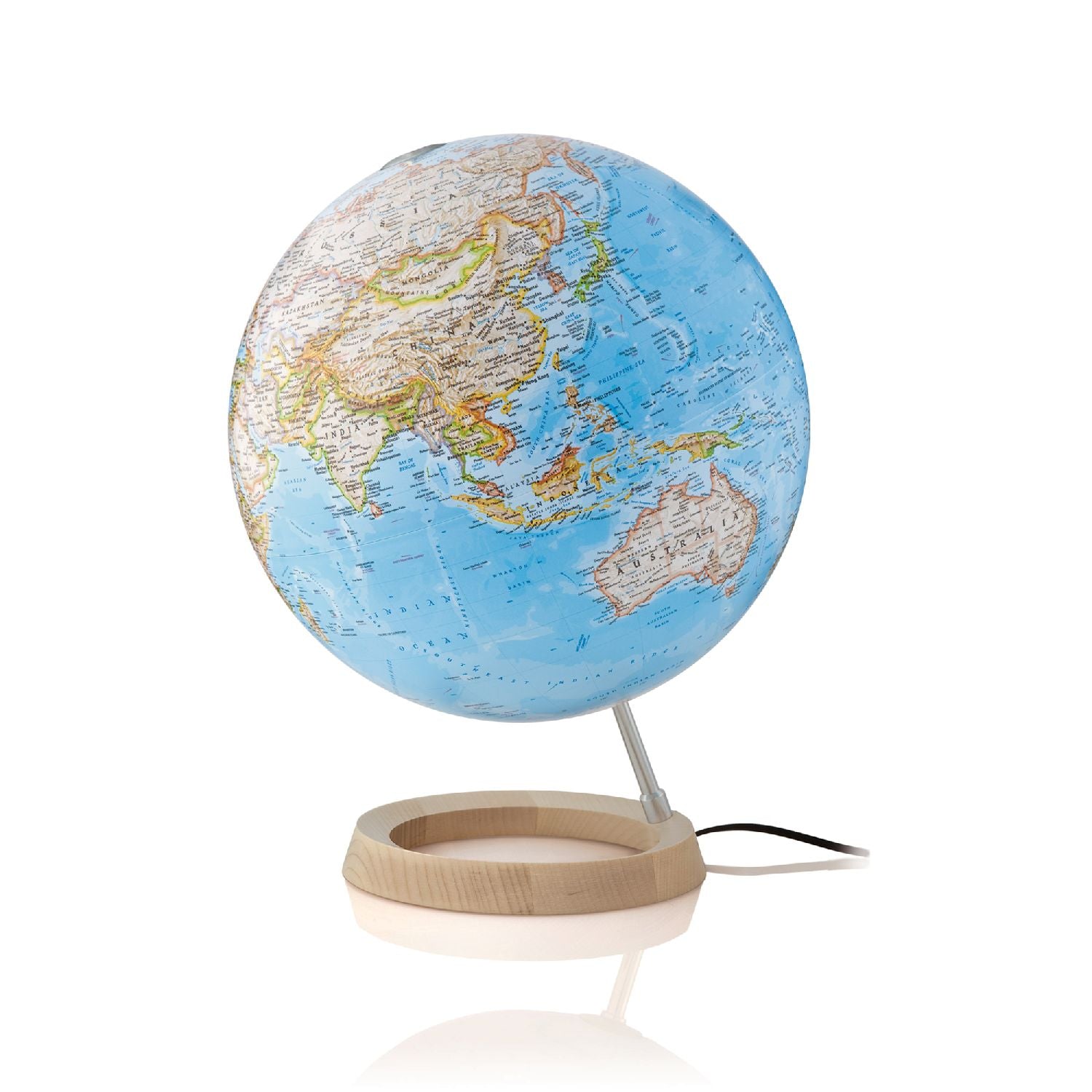 National Geographic Leuchtglobus Neon 30 cm Tischglobus, beleuchtet