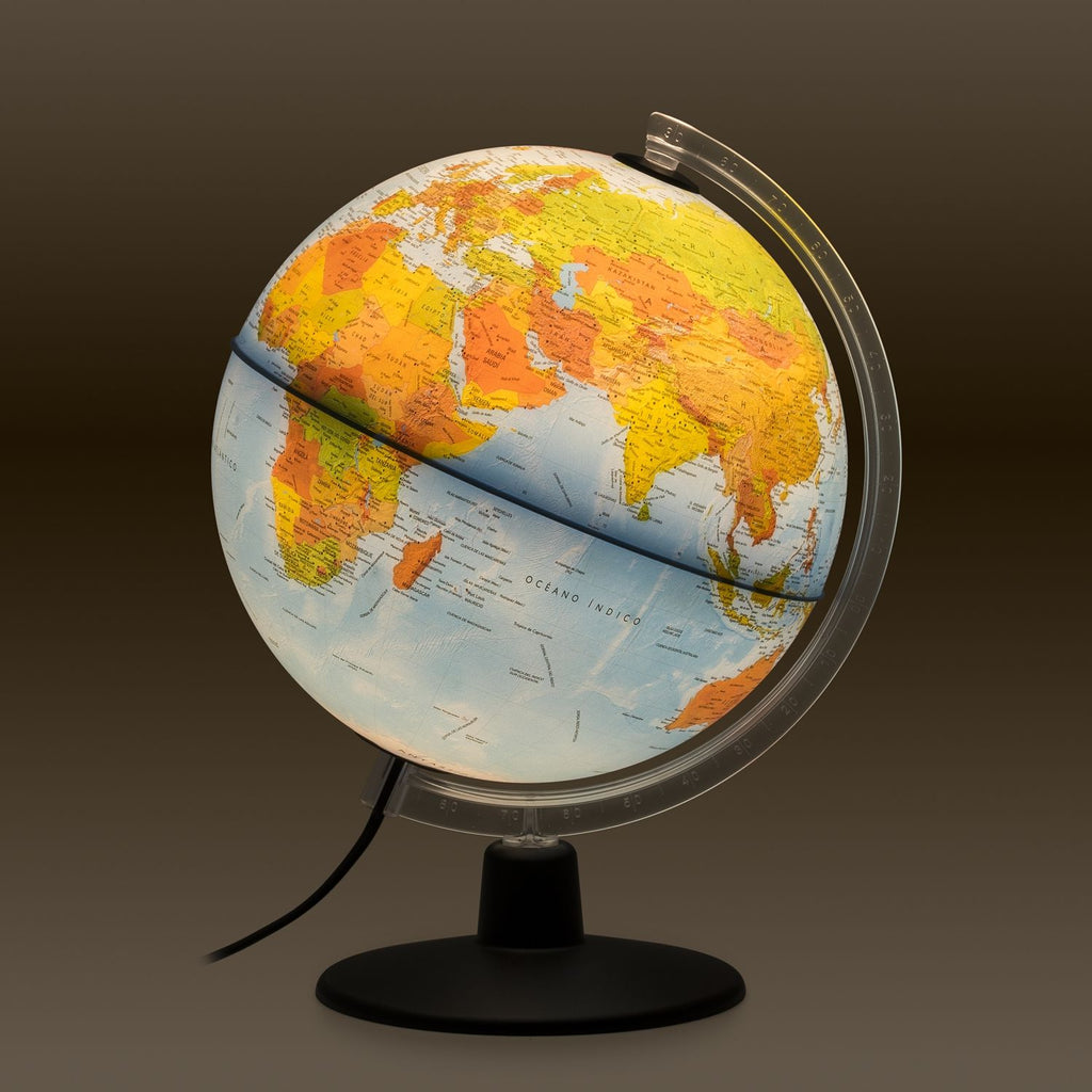 Räthgloben Doppelbild-Leuchtglobus Gaia 25 mit Augmented Reality App, Detailansicht