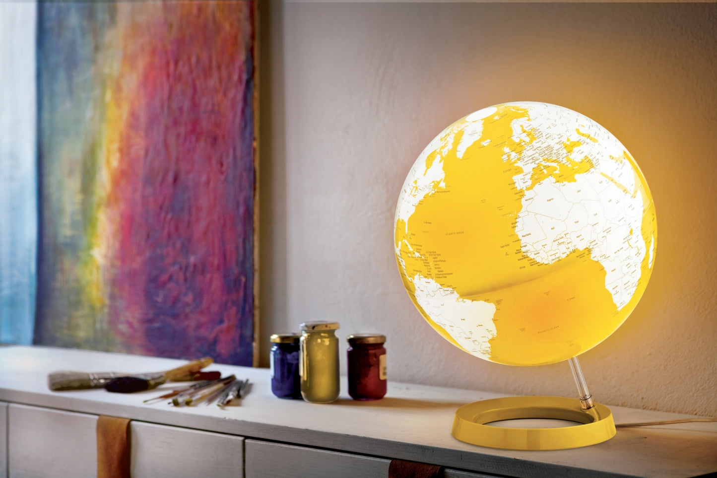 Atmosphere Light & Colour Leuchtglobus 30 cm Tischglobus in versch. Varianten