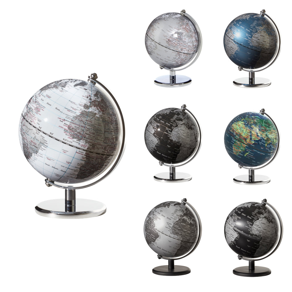 EMFORM Gagarin Mini-Globus Metallfuß mittige Achse