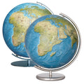 Globe de table lumineux Columbus DUORAMA D 400 mm, acier inoxydable